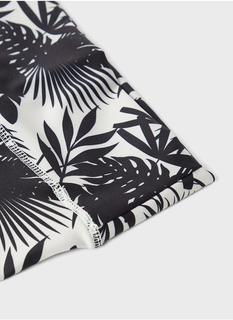 MANGO - Youth Leaf Print Leggings - Image 1