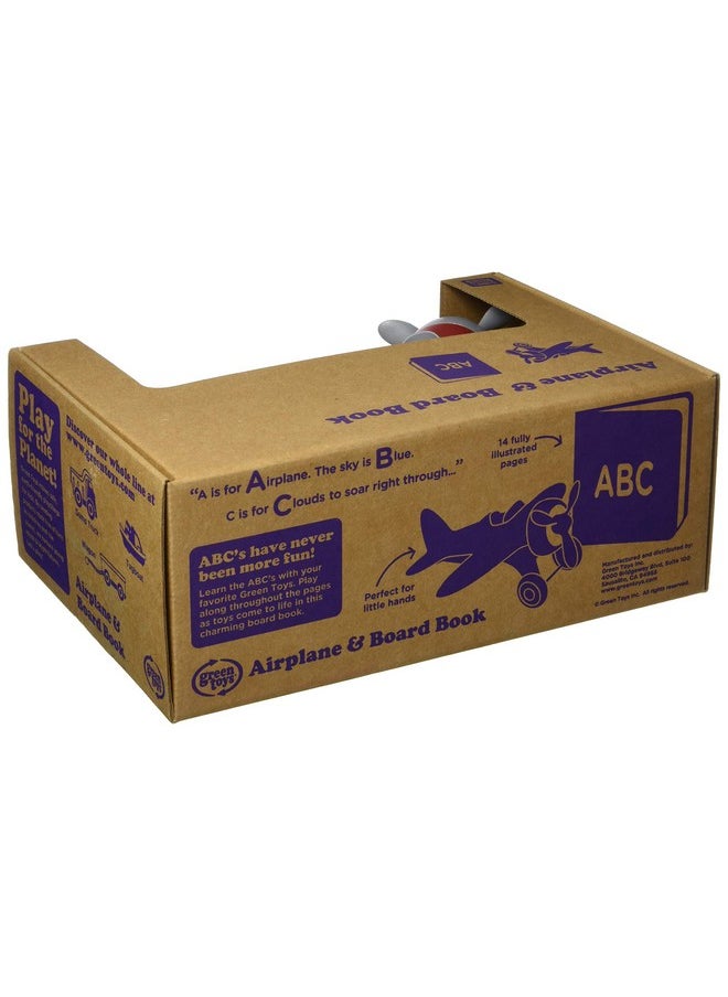 Green Toys Airplane & Board Book Cb Pretend Play Motor Skills Reading Kids Toy Vehicle. No Bpa Phthalates Pvc. Dishwasher Safe Recycled Materials Made In Usa.  - Image 5