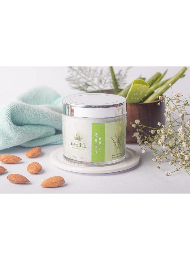 Neolith Aloe Vera Scrub | Winter Scrub | Exfoliating Face Scrub for Reduce Acne, Blackheads & Whiteheads, Dry & Dull Skin, Ecocert Certified Raw Materials, Paraben & Sulphate Free Women & Men -100 Gm - Image 5