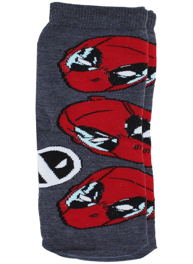 Hyp Marvel Comics Deadpool Collage Men's Casual Crew Socks, 6-Pack, Size 8-12 - Image 2