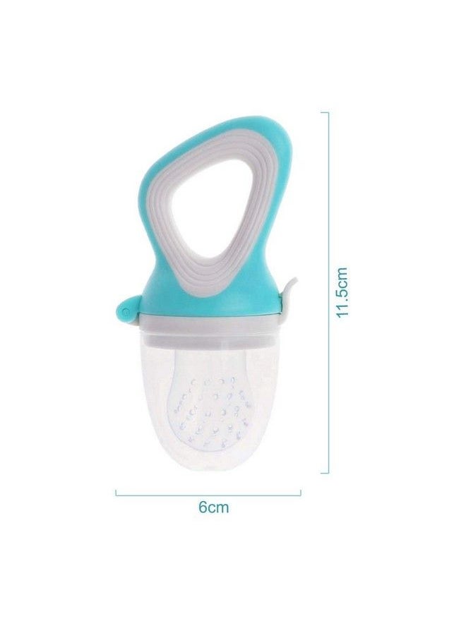 Uber World - Silicon Baby Food Fruit Feeder Pacifier Nibbler Soft Silicon Mesh Infant Teething (One Size Multicolor) - Image 1