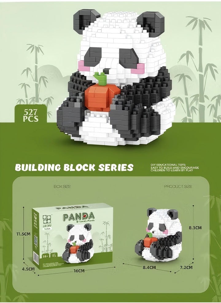 DUNISO - Panda Mini Building Blocks Sets，Mini Building Block Sets，Mini Panda Building Toy Bricks，Simple To Assemble，Suitable For Both Adults And Children - Image 1