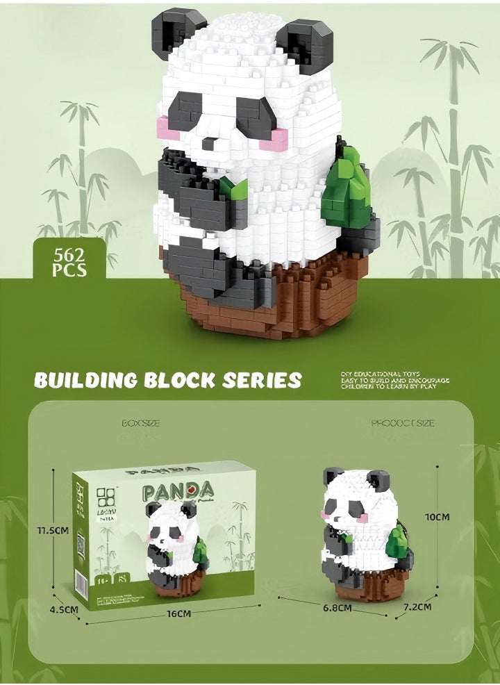 DUNISO - Panda Mini Building Blocks Sets，Mini Building Block Sets，Mini Panda Building Toy Bricks，Simple To Assemble，Suitable For Both Adults And Children - Image 1