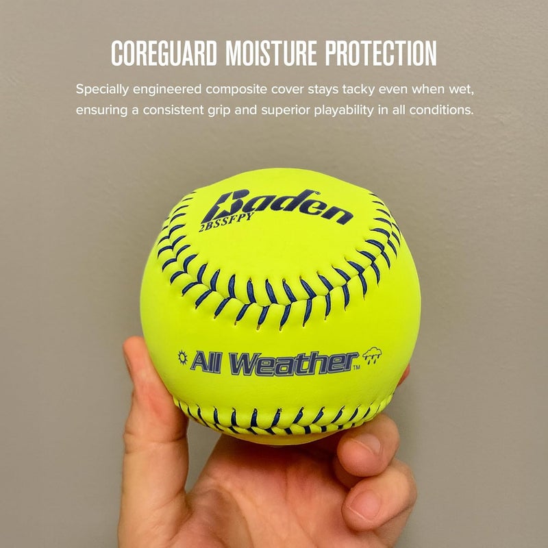 Baden All-Weather Practice Softball (Dozen) - Image 5