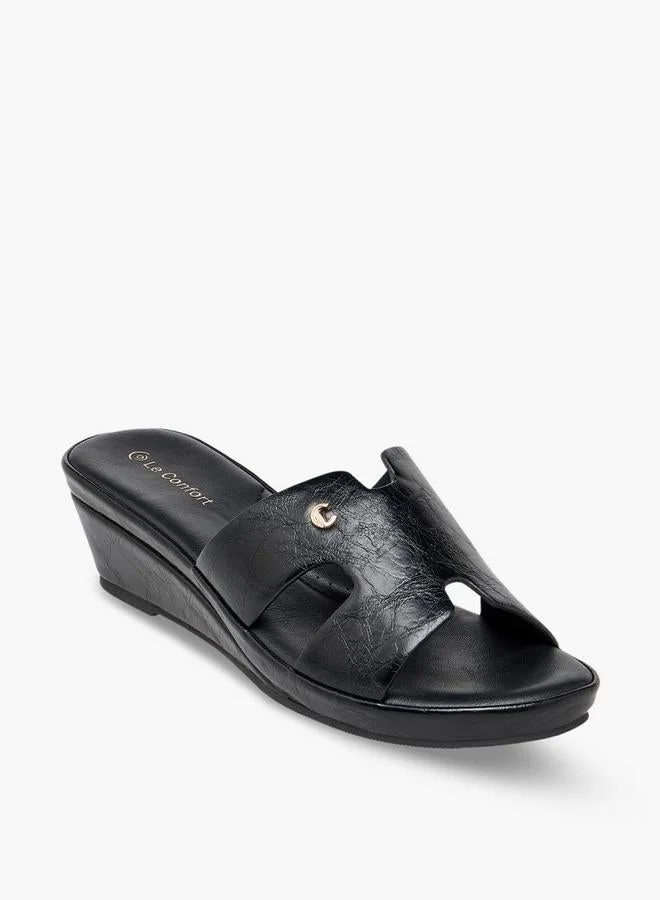 لو كونفورت Women Slip-On Wedge Heel Sandals
