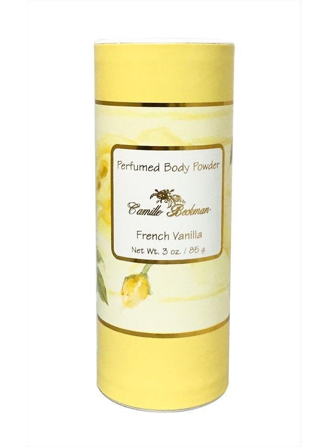 Camille Beckman بودرة الجسم المعطرة، فانيليا فرنسية، 3 أونصة - Image 1