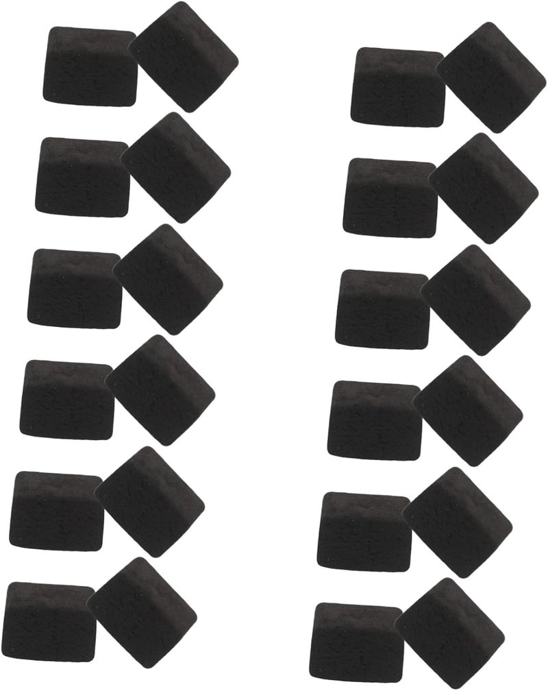 Garneck Lightweight Refillable Charcoal Square Charcoal Blocks 24pcs for Incense Burner and Handwarmer for Travel and Warming for Indoor and Outdoor Use - Image 1