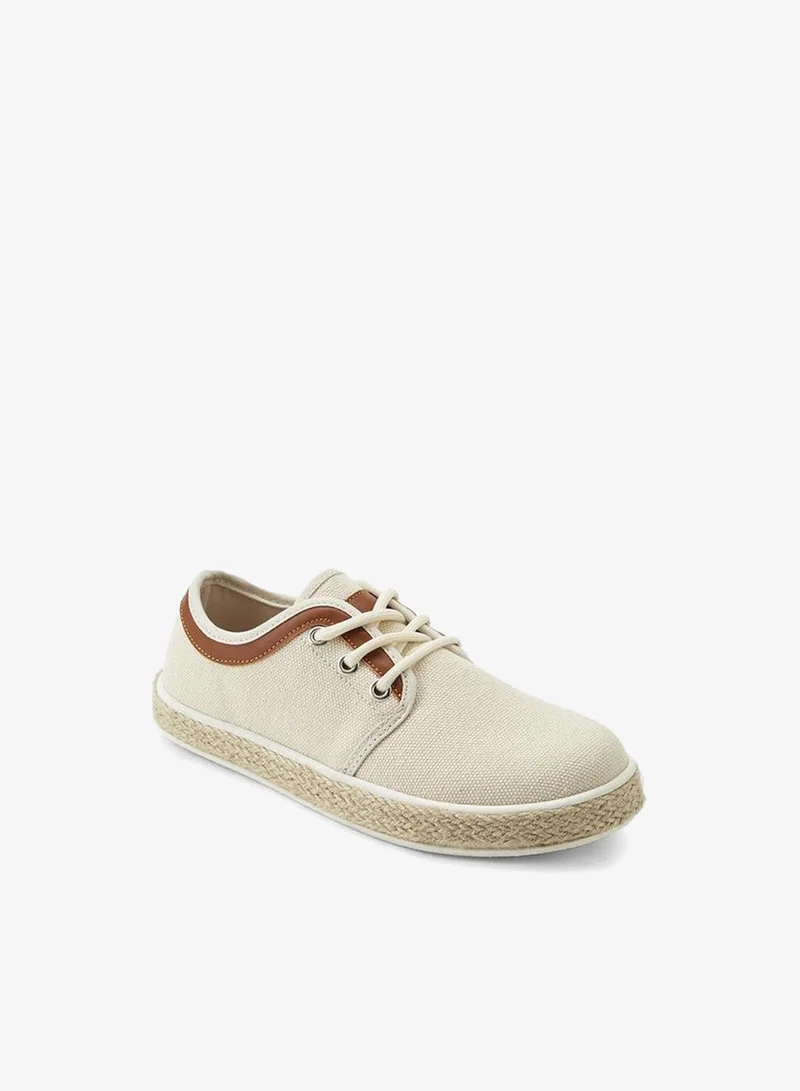 Peppermint Boys Lace-Up Espadrille Sneakers