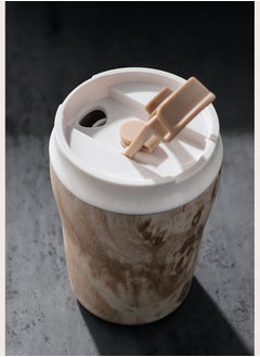 Bincoo Travel Thermos Coffee Cup Portable High Appearance Accompanying Insulated Dual Purpose Cup 280ML  - Image 4