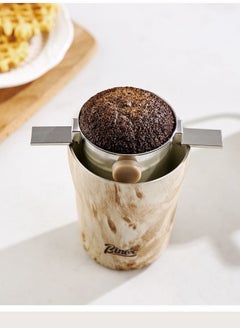 Bincoo Travel Thermos Coffee Cup Portable High Appearance Accompanying Insulated Dual Purpose Cup 280ML  - Image 3