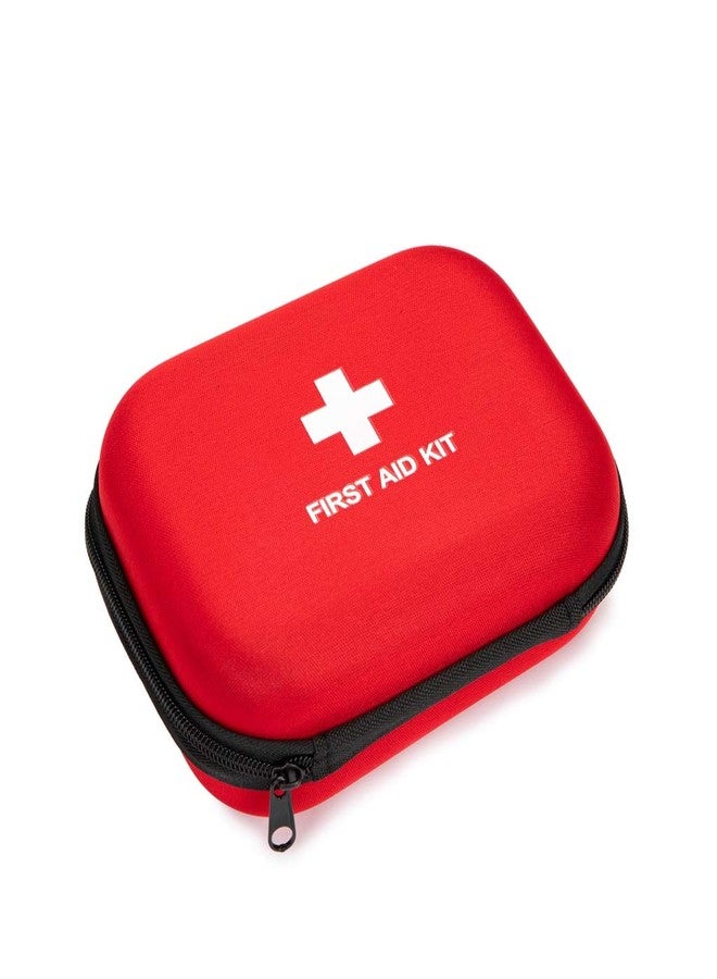 Jipemtra EVA Hard Red Medical Bag - Round, Emergency Responder, Camping, Outdoors (6.8x5.3x2.2 Inches) - Image 5
