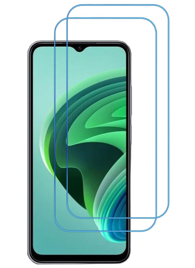 ACLIX 2 Pieces Antistatic ESD Dustproof Premium Quality High Definition Clear Tempered Glass Screen Protector Designed For Xiaomi Redmi Note 11E - Image 1