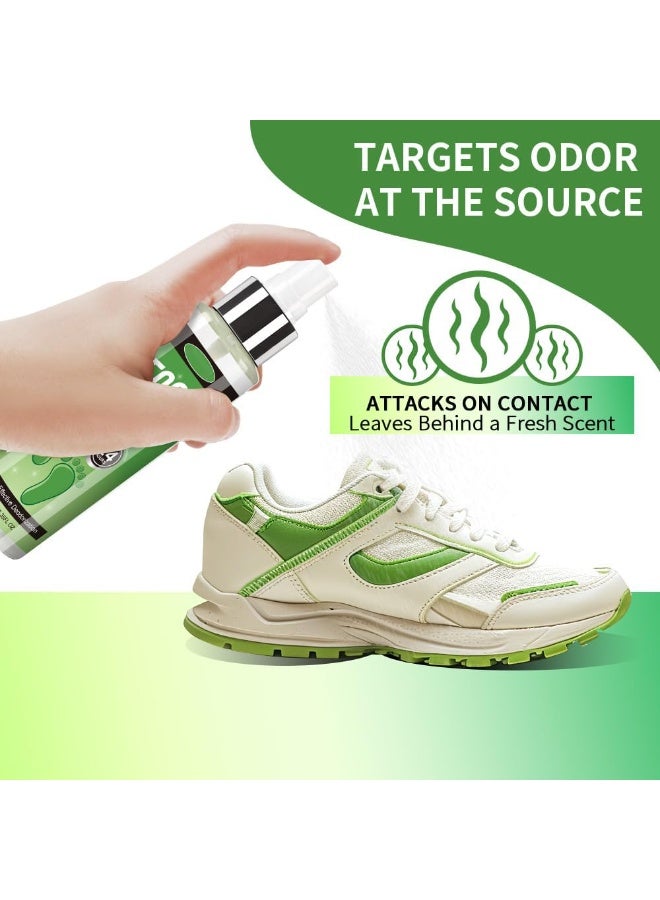 ENVISHA Shoe Deodorizer Spray - Strong Odor Eliminator for Shoes - Natural Mint Freshener with Tea Tree Oil - Effective Solution for Smelly Sneakers - Image 2