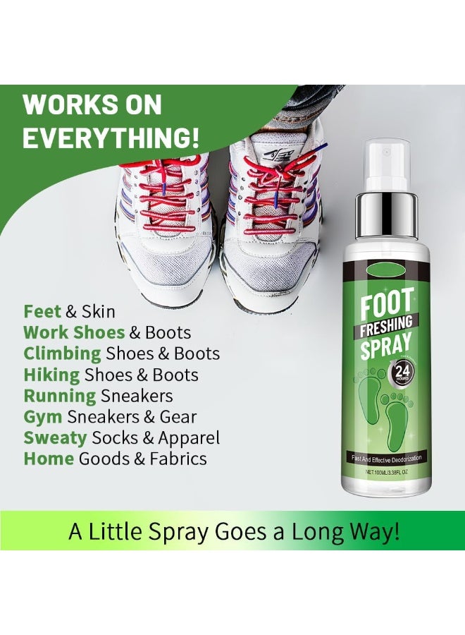 ENVISHA Shoe Deodorizer Spray - Strong Odor Eliminator for Shoes - Natural Mint Freshener with Tea Tree Oil - Effective Solution for Smelly Sneakers - Image 4