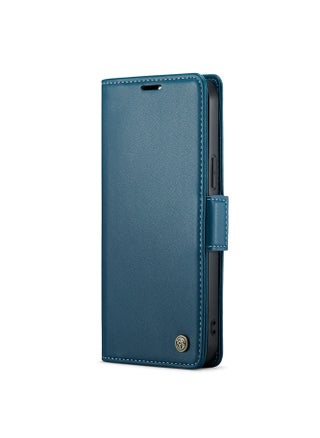 Flip Wallet Case For iPhone 14 Pro  [RFID Blocking] PU Leather Wallet Flip Folio Case with Card Holder Kickstand Shockproof Phone Cover (Blue) - pzsku/Z8521A990F74F2FBF72A8Z/45/_/1713887300/f2736e73-8668-4be4-bfbd-e3605fb2f064