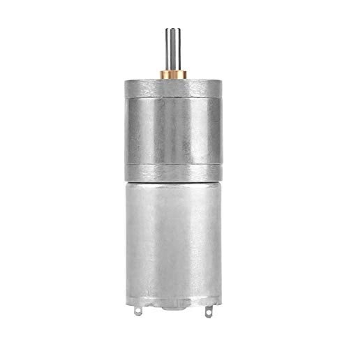 Walfront 25GA-370 DC 12V Micro Motor Speed Reduction Geared Motor for Electronic Lock Outer Diameter 25 mm/1.0in(200RPM) - Image 1
