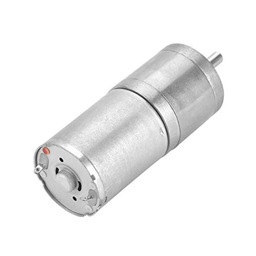Walfront 25GA-370 DC 12V Micro Motor Speed Reduction Geared Motor for Electronic Lock Outer Diameter 25 mm/1.0in(200RPM) - Image 4