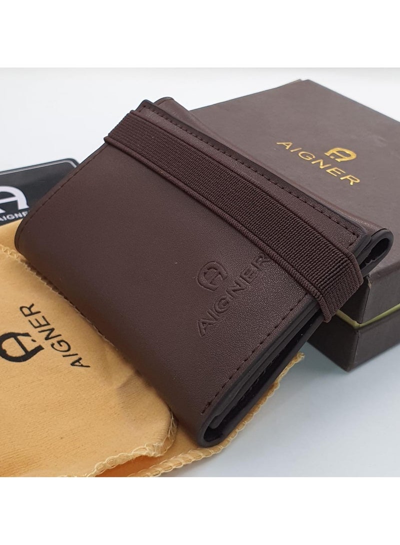 Aigner wallets for men, high quality material