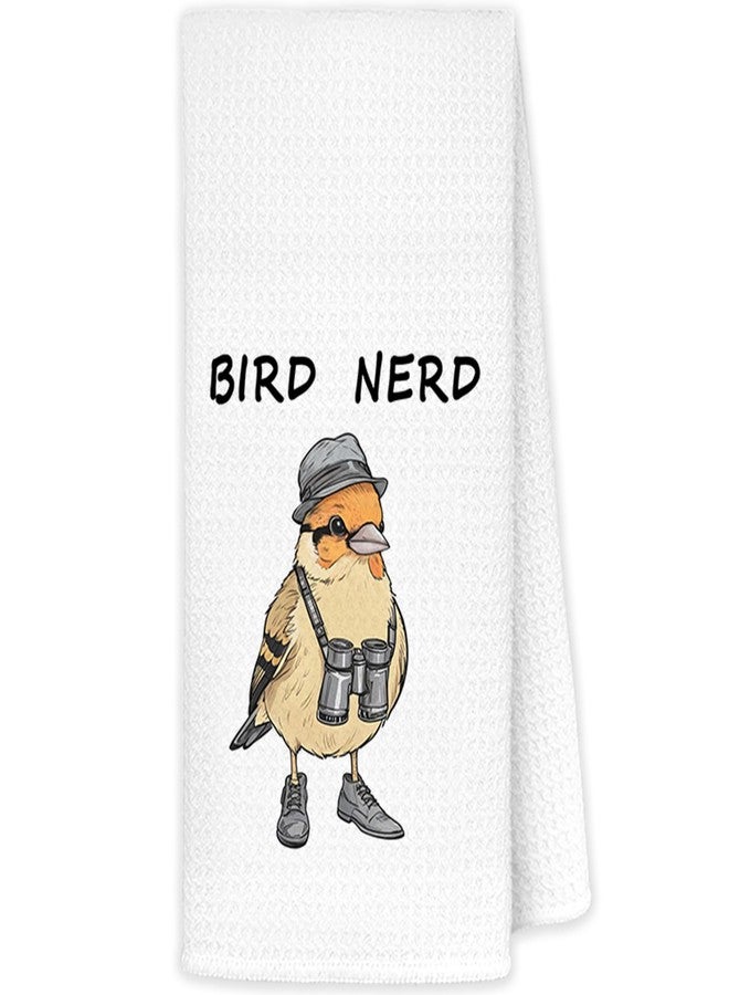 JINYO Bird Nerd Kitchen Towels, Gifts for Birds Lovers Women Hand Towels for Bathroom Kitchen Decor, Bird Watcher Gifts Decorative Dish Tea Towels, 16x24 Inch - Image 1