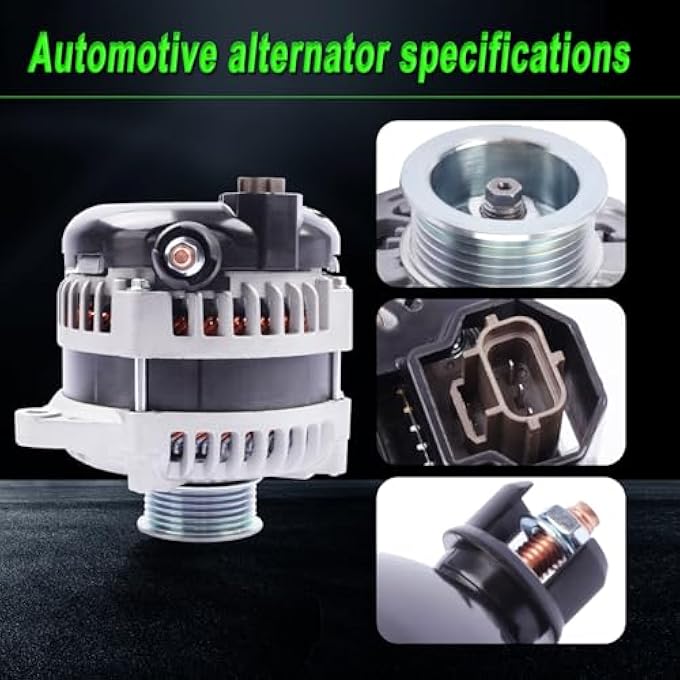 SHICHU Alternator Compatible with Edge Explorer F-150 Police Interceptor Sedan/Utility MKT MKX MKZ Continental 2.0L 3.5L 3.7L, Alternator Replacement 104210-6600 11629N DG1T-10300-EB - Image 5