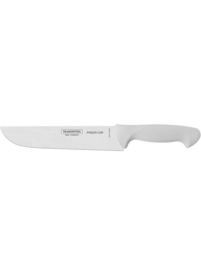 TRAMONTINA TRAMONTINA Premium Stainless Steel Meat Knife with Handle, 8-Inch Blade, White - Designed for High Performance and Durability, Ideal for Professional and Home Kitchens, Precision Crafted for  - Image 2