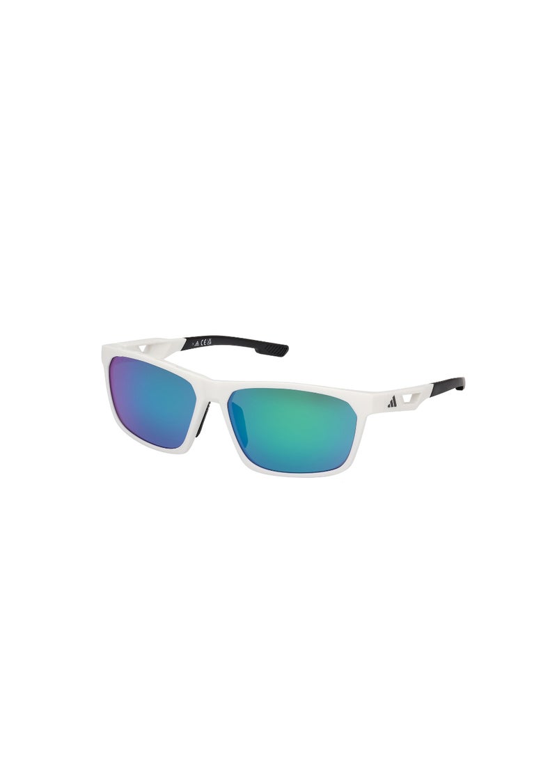 ADIDAS FULL RIM MALE NAVIGATOR WHITE INJECTED SUNGLASSES - Image 1