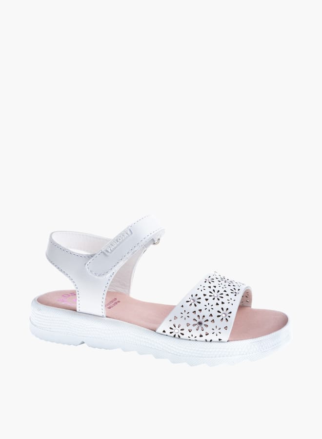Pablosky Girls Strap Sandals With Hook And Loop Closure  - Image 2