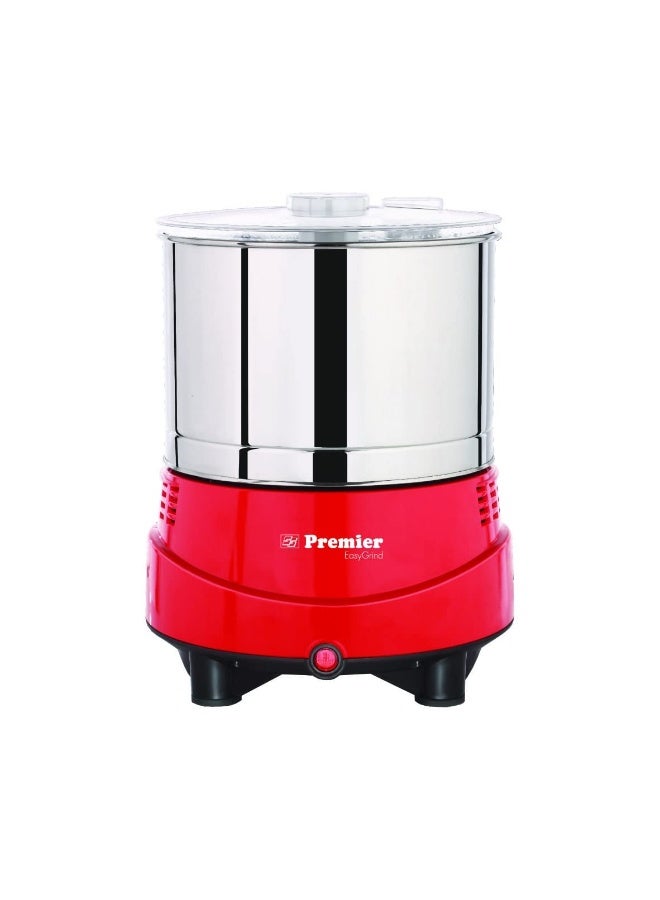 Premier Easy Grind Wet Grinder_ 2-Liter, 230v Appliance in Vibrant Red, Offers Efficient Grinding for Large Quantities, User-Friendly Design - Image 1
