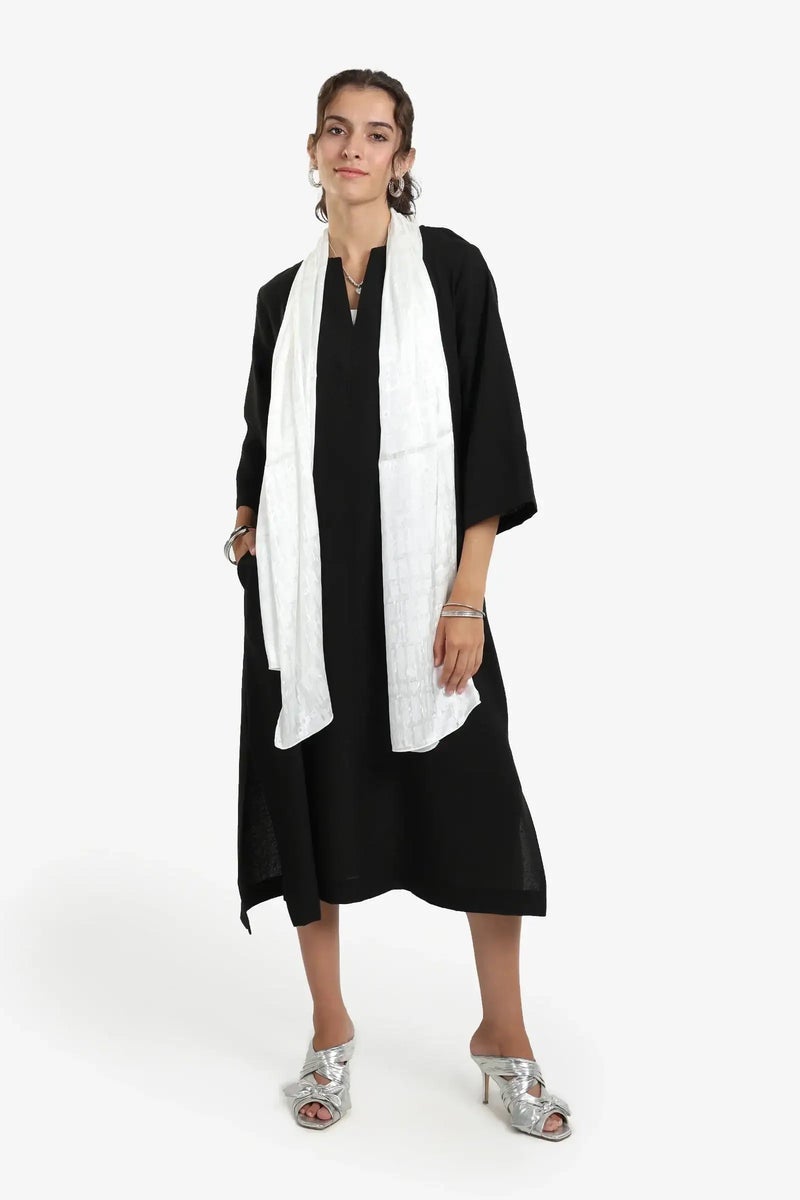 Carina Silk Crinkle Scarf - Image 2