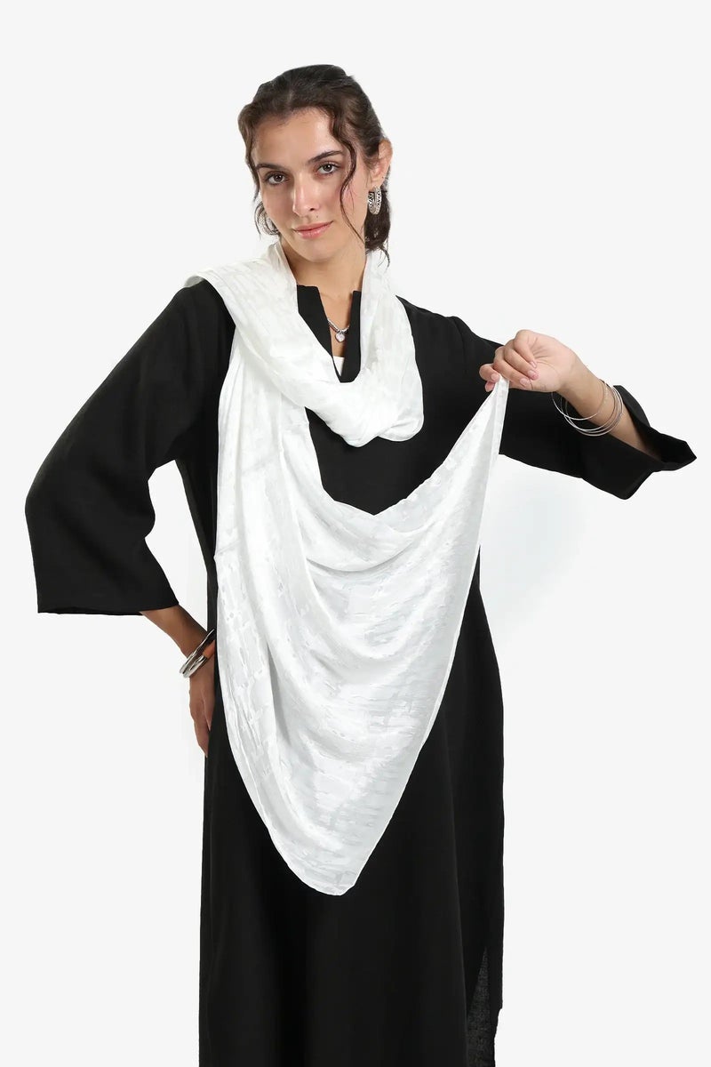 Carina Silk Crinkle Scarf - Image 1