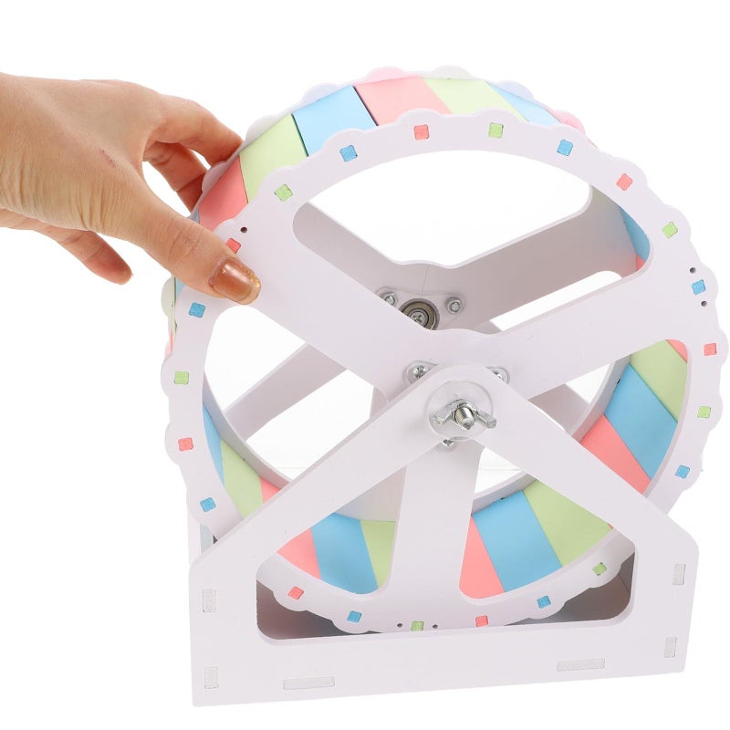 Large Silent 21Cm Hamster Running Wheel Colorful Exercise Wheel For Small Pets - Image 5