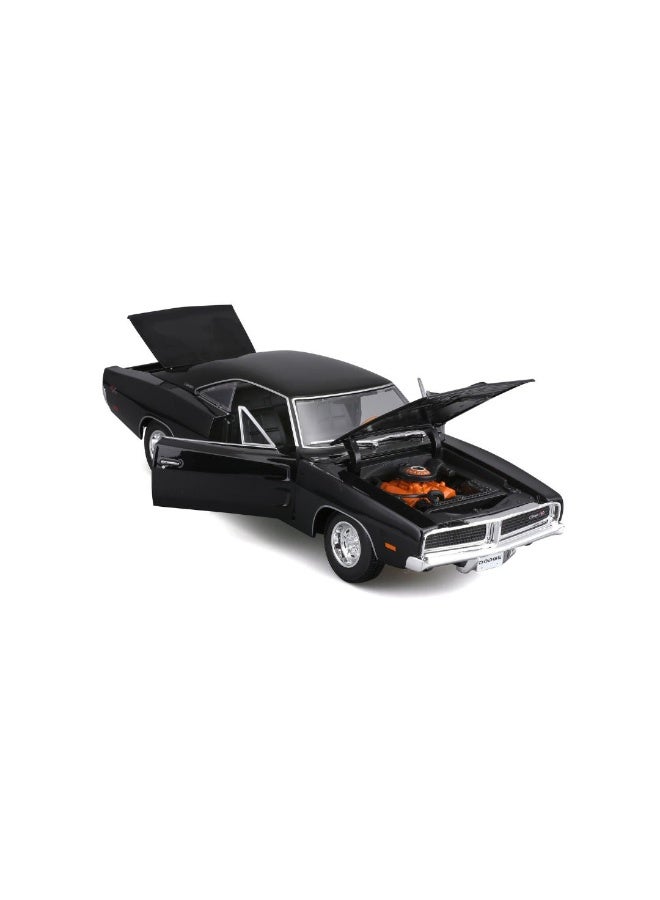 Maisto Maisto Special Edition 1969 Dodge Charger R/T Die-cast Car (1:18, Black)  - Image 3