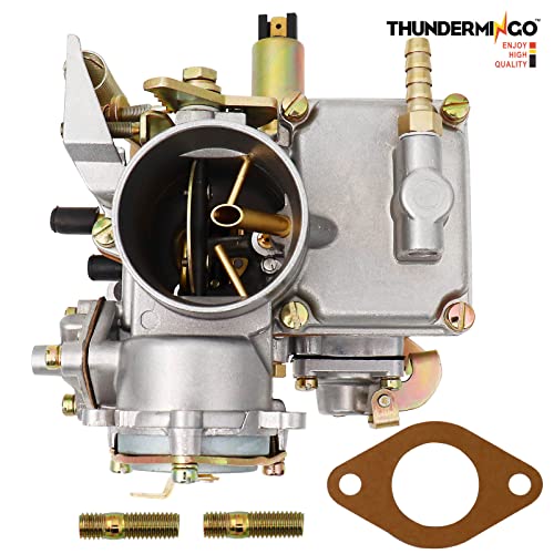 THUNDERMINGO 30/31 PICT-3 Carburetor for VW Beetle 113129029A Air Cooled Type 1 2 3 4 Bug Bus Gghia 1975-1982 Engine with Single Port 1500CC Manifold Automatic Choke Carb 027H117510E - Image 4