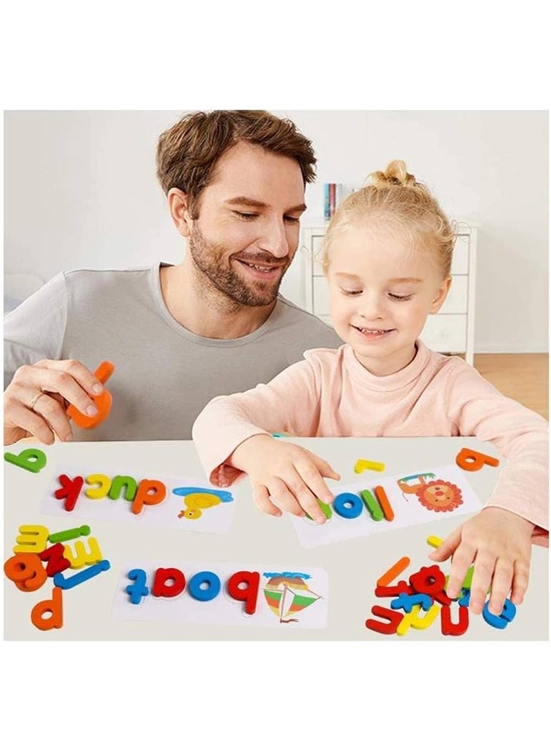 Bolivia's See and Spell Learning Toys, Alphabet Educational Flash Cards Spell Learning Toys, Matching Letter Spelling Game Toy, Sight Words Learning Preschool Toys for Boys Girls Kids - Image 2