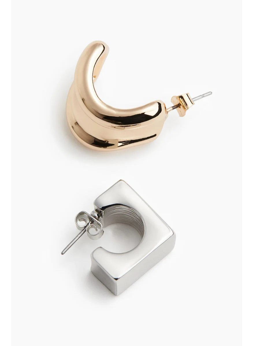 اتش اند ام 2 Pairs Hoop Earrings