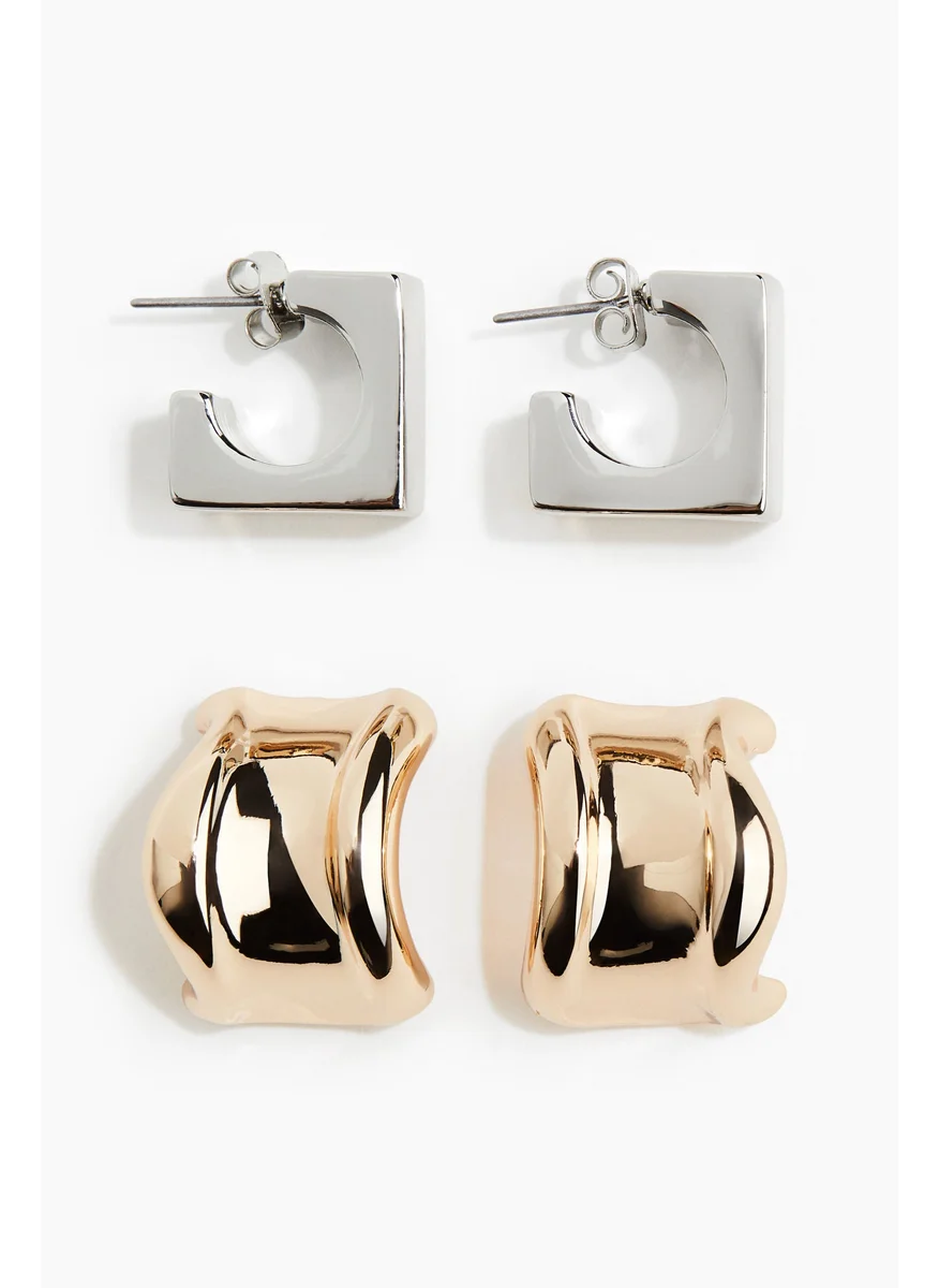 اتش اند ام 2 Pairs Hoop Earrings