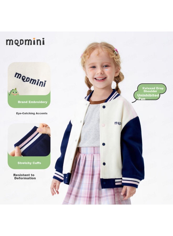 Mqdmini Kids Baseball Jacket Fashion Knitted 3d Bear Coat For Boys And Girls - Image 3