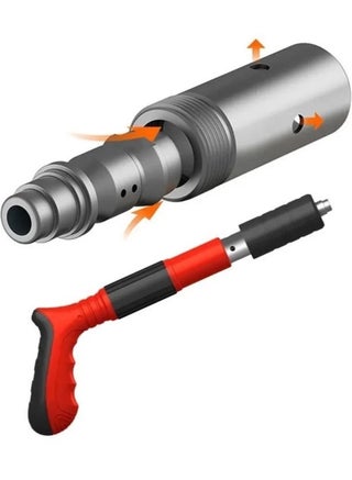 Pneumatic nail drill for steel piercing and riveting - view 3