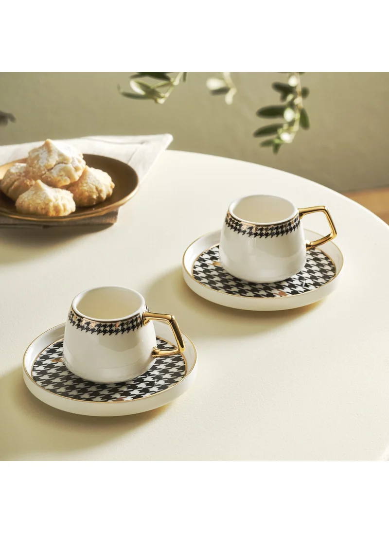 Karaca Crow's Foot Set of 2 Coffee Cups 100 ml