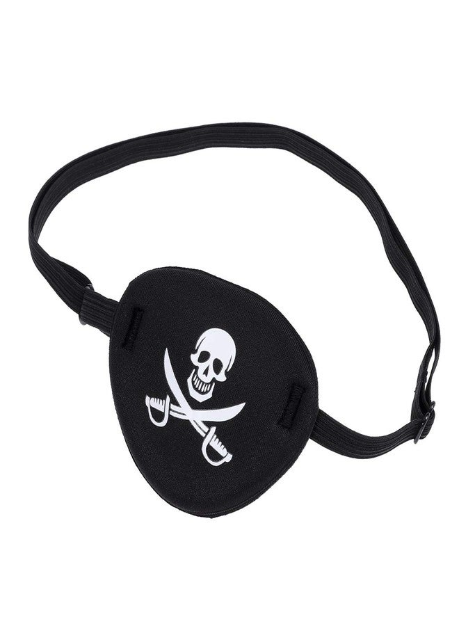 WINOMO Pirate Skull Crossbone Children Kids Eye Patch Eye Mask for Lazy Eye (Black) - Image 1