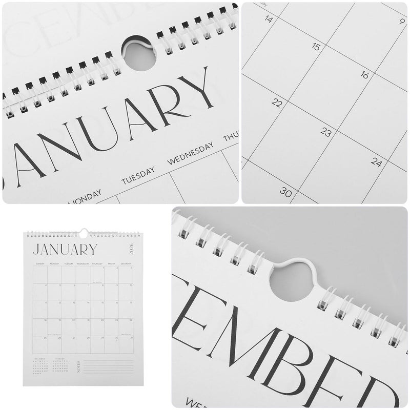 2026 18 Month Wall Calendar Vertical Hanging Planner Minimalist Design With Holiday Markings For Office School Home - Image 4