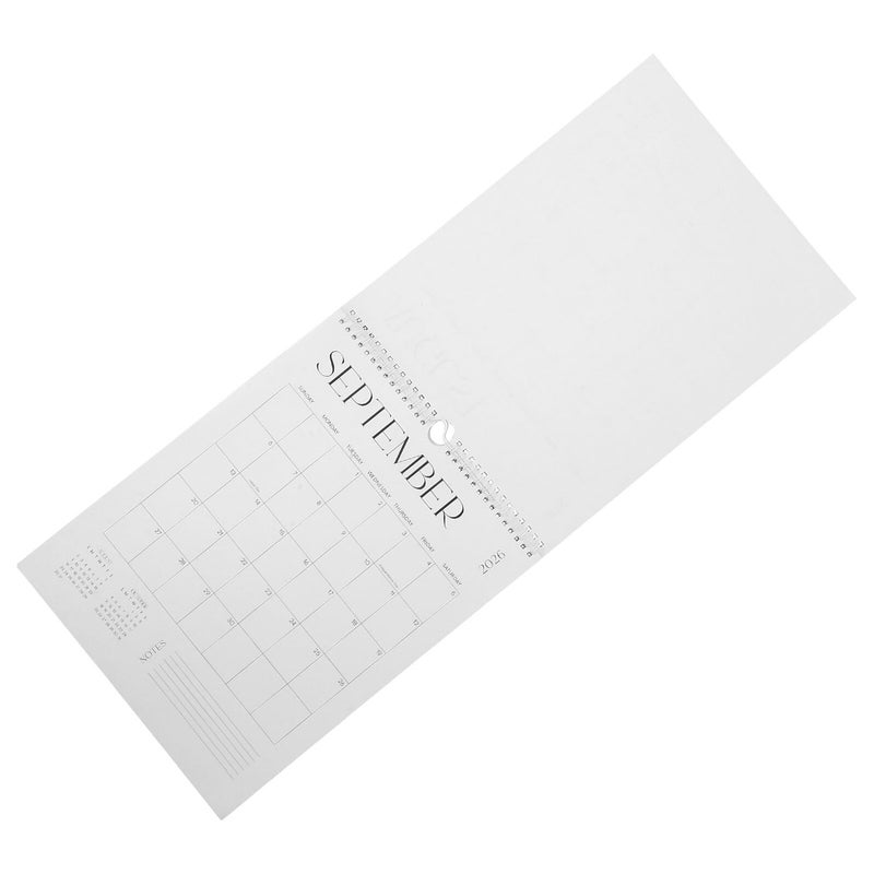 2026 18 Month Wall Calendar Vertical Hanging Planner Minimalist Design With Holiday Markings For Office School Home - Image 2