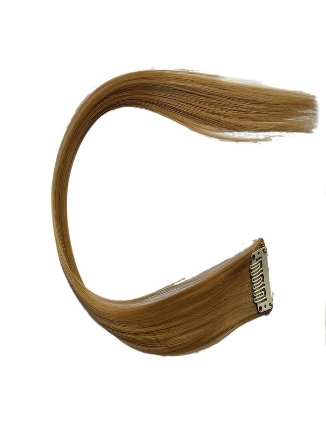 Maahal™ Hair Straight Strips Extensions For Women And Girls, Coloured Hair Extensions For Women, Brown, Pack Of 1 - Image 2