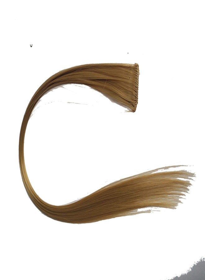 Maahal™ Hair Straight Strips Extensions For Women And Girls, Coloured Hair Extensions For Women, Brown, Pack Of 1 - Image 1