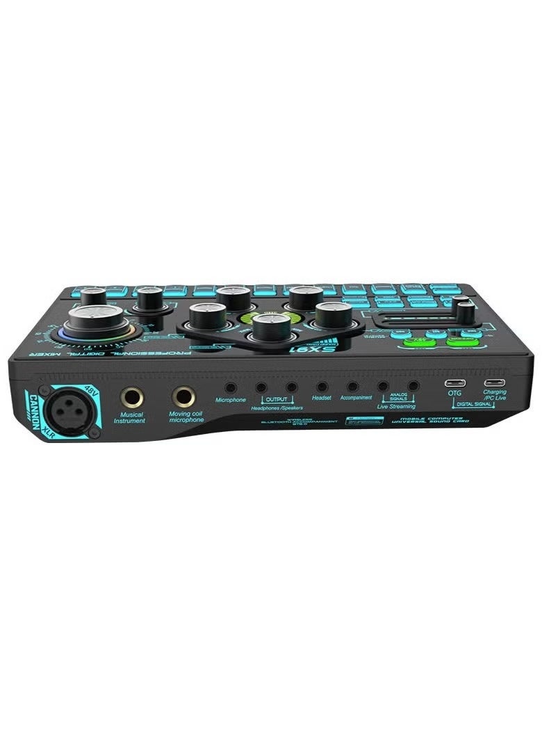 ACLIX NEW SX91 Professional Live Sound Card – Multi-Effects Audio Interface for Streaming & Recording - Image 3