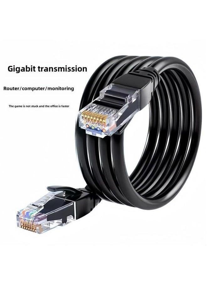 Generic Six Kinds Of Gigabit Network Cable Cat6e Waterproof With Crystal Head Home Finished Jumper 0.5-50 Meters-Color:Black-Line Length:20m  - Image 4