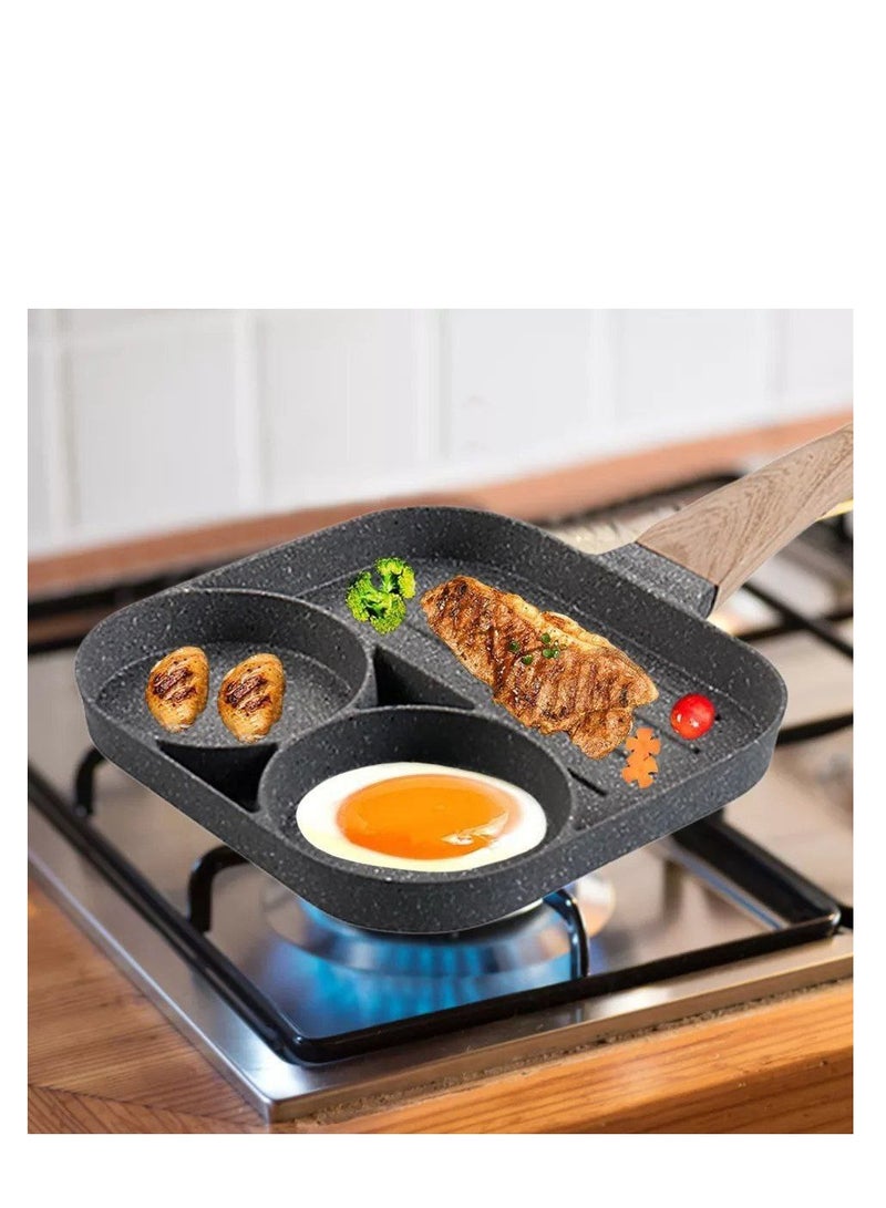 طاسة طهي مقسمة غير لاصقة للبيض - Image 1