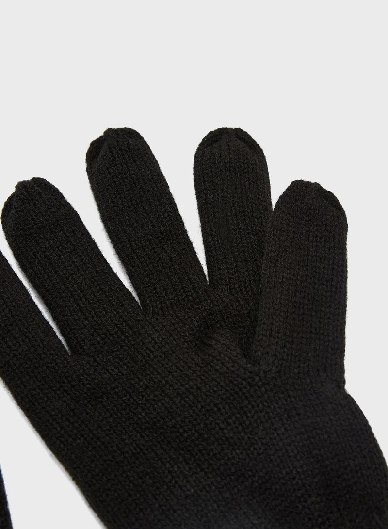 Robert Wood Fleece Lined KnittedThinsulate Winter Gloves