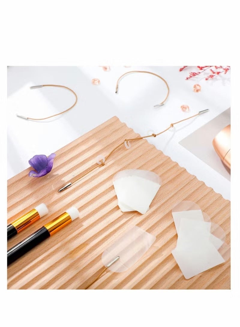 40 Pcs Face Lifting Tapes with 8 Pcs Lifting Rope Sets, Invisible Face Lift Tape Instant Face Lift Sticker Adhesive Lifting Patch Quick Face Lifting Band Neck Eye Lift Tape for Women Face Beauty - Image 3