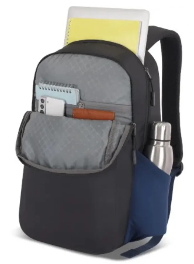 AMERICAN TOURISTER American Tourister Daybreak Backpack - Black / Blue - 1 Year Global Warranty
